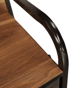 Comoda cu sertare din material textil HAZEL TIP 4,maro, S