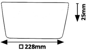Corp de iluminat LED încastrat Rabalux 5374 OLEG LED/24W/230V IP65
