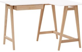 Birou cu blat alb 85x115 cm Luka – Ragaba