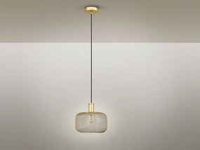 Lustra/pendul design decorativ modern Osiris auriu