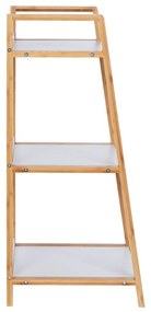 Raft de baie din bambus cu 3 rafturi Wenko Finja