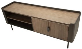 Comodă TV maro din lemn de brad 150x58 cm Toronto – Mauro Ferretti
