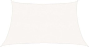 vidaXL Pânză parasolar, alb, 3/4x2 m, HDPE, 160 g/m²