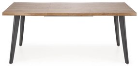 Masa de bucaterie Dickson II, lemn natural / negru