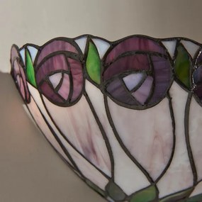 Endon 64178 - Aplică de perete Tiffany HUTCHINSON 1xE14/40W/230V