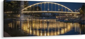 Tablou cu făntână arteziană (120x50 cm)