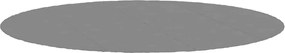 vidaXL Acoperire geotextil piscină, gri deschis, Ø500 cm, poliester