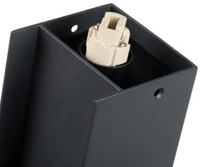 Lampă de exterior Kanlux 38762 DASTEN 1xG9/11W/230V 30 cm IP44 negru