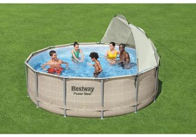 Bestway Copertina pentru piscina supraterana, alb