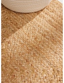 Covor tip traversă în culoare naturală reversibil, țesut manual din iută 80x200 cm Sharmila Natural Brown – Hanse Home