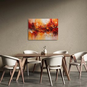 Tablou pe sticlă - Abstracție (70x50 cm)