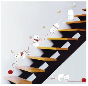 Autocolant Ambiance Cats and balls, 30 cm