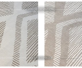 Covor de exterior maro/crem 120x170 cm Gemini – Elle Decoration