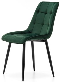 JAKS SCAUN DE SUFRAGERIE CHIC VELVET VERDE