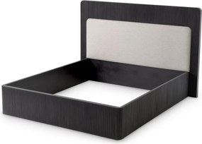 Pat dublu design LUX Dimitrios 180x210cm, gri carbune