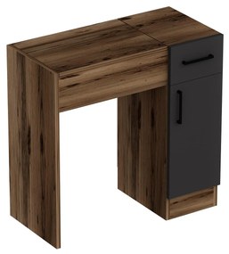 Măsuță de toaletă Nukela 2 (Nuc deschis + antracit) . 1094105