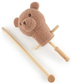 Căluț de jucărie pe băț Bieco MIKA ursuleț