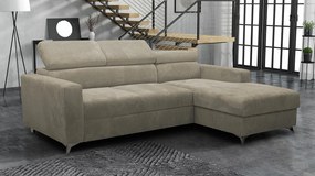 Colțar Columbus 191Cutie de pat, 236x172x82cm, 134 kg, Picioare: Plastic, Metal