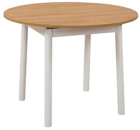 Masă de sufragerie Oliver Oak White