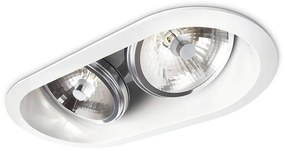 Philips 57976/31/16 - Lampă încastrată dimmabilă baie 2xG53/30W/230V