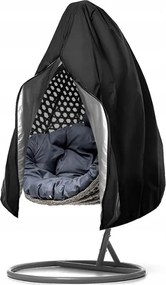 Husa de protectie pentru scaun suspendat KOKON 250x165 cm, negru