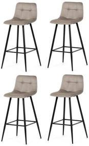 Set de scaune de bar B-X7015 CAP2, 4 buc
