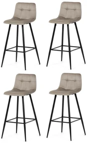 Set de scaune de bar B-X7015 CAP2, 4 buc