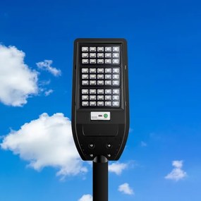 Lampă stradală solară LED VIA 100W/10000 mAh 3,2V 6000K IP54 + telecomandă