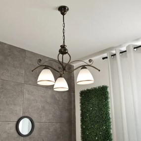 Lustră pe lanț RETRO II 3xE27/60W/230V