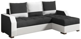 Expedo Coltar JANETTE, 250x90x150, sawana14/soft017white, dreapta