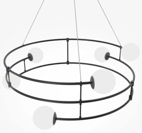 Lustră pe cablu Maytoni MOD317PL-06B BALANCE 6xG9/40W/230V negru