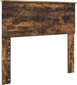 vidaXL Tăblie cap Stejar fumuriu 100 cm Lemn compozit