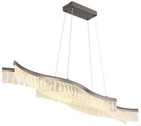 Lustră LED pe cablu Globo 67348H JULIET LED/35W/230V 3200K crom mat