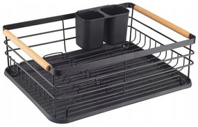 OFERTA Suport de vase metalic AVERO negru a doua calitate