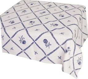 Față de masă din bumbac organic 115x115 cm albastru, „Lovisa"
