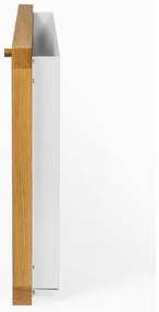 Masă de perete pliabilă Woodman Brenta, alb