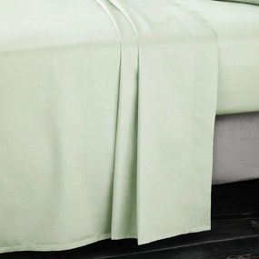 Cearceaf verde deschis din bumbac satinat 230x260 cm Cotton Sateen – Bianca
