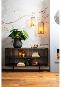 Comodă joasă din metal negru 149x80 cm Yinthe - Light &amp; Living