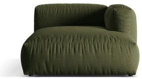 Modul pentru canapea modulară verde (cu colț pe partea dreaptă) Martina – Micadoni Home