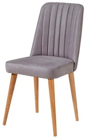 Scaun de sufragerie Stormi Grey and Atlantic Pine