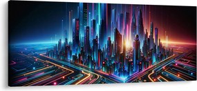 Tablou - Orașul viitorului (120x50 cm)