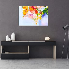 Tablou - Flori,pictură (90x60 cm)