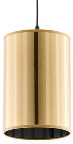 Jupiter 2090 - Lustră CORTINA pe cablu, 1xE27/15W/230V, auriu/negru