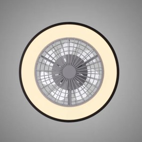 Ventilator LED RGBW dimabil de tavan JUST LIGHT. 14447-18 LENO LED/44W/230V + telecomandă