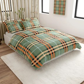 Lenjerie de pat din microfibra PLAIDORY verde Dimensiune lenjerie de pat: 70 x 90 cm | 140 x 220 cm