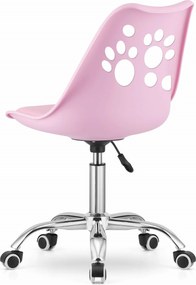 OFERTA Scaun de birou roz PRINT II. calitate