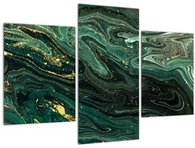 Tablou - Marmură verde (90x60 cm)