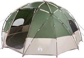 vidaXL Cort cu dome cu acoperiș Verde 475 x 475 x 235 cm tafta