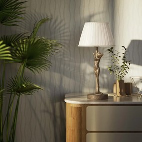 Lampa de masa figura feminina din alama Donne