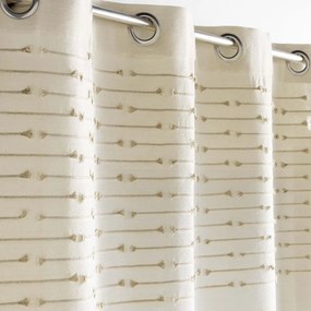 Draperie bej din bumbac 140x240 cm Golden Sunset – douceur d'intérieur